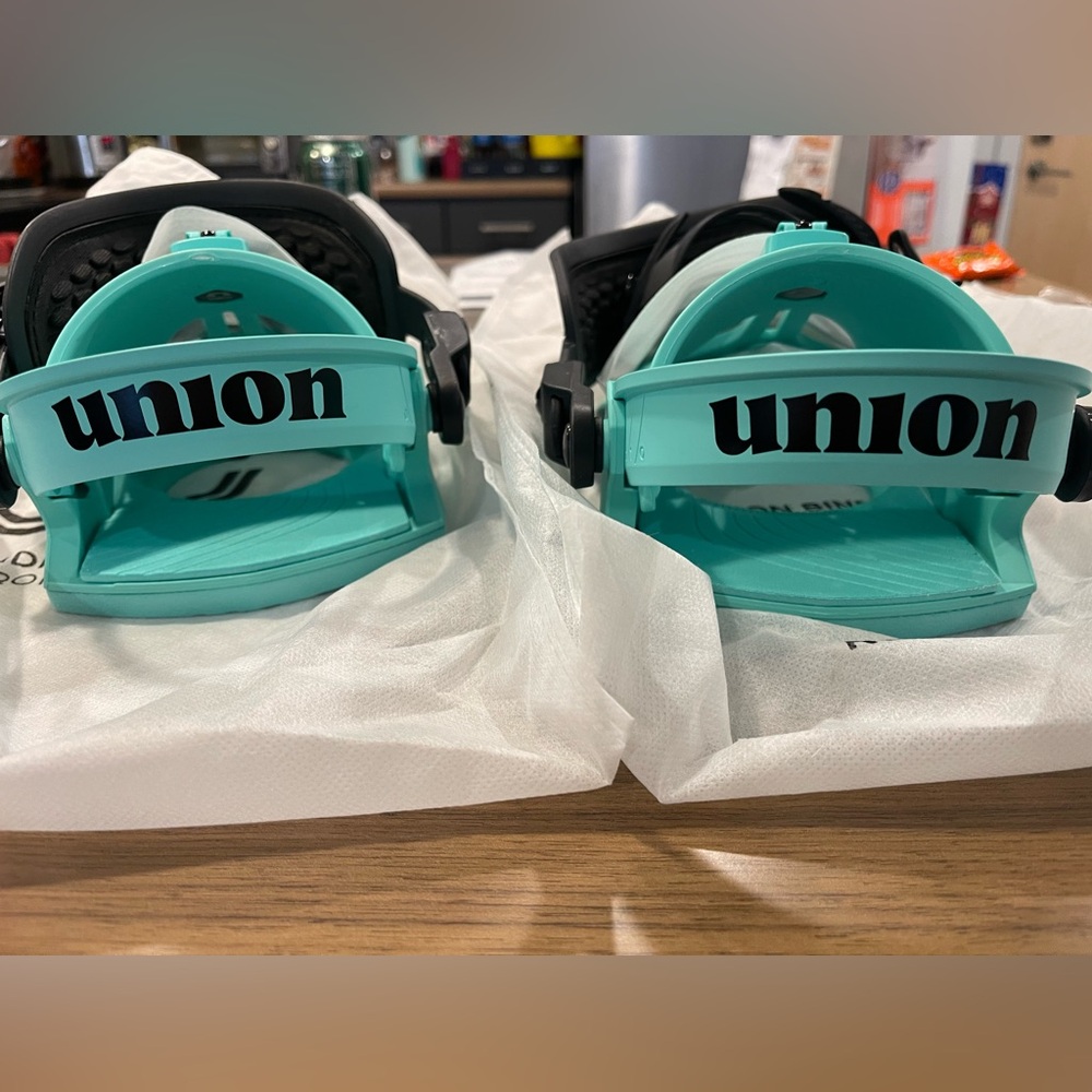 Union Rosa Snowboard Bindings - Aqua